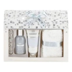Style & Grace Puro Cura Piedi Confezione Regalo 100ml Soak Piedi + 100ml Lozione Piedi + Lima Unghie + Calzini