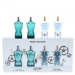 Jean Paul Gaultier Le Male Confezione Regalo 2 X 7 Ml EDT + 2 X 7 Ml Essence De Parfum Uomo