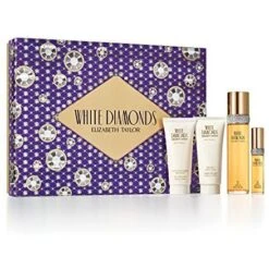 Elizabeth Taylor White Diamonds Gift Set 100 Ml Edt + 100 Ml Body Lotion + 100 Ml Shower Gel + 10 Ml EDP Donna
