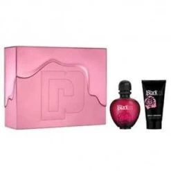 Paco Rabanne Black XS For Her Gift Set 50 Ml EDT + 75 Ml Body Lotion