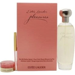 Estee Lauder Confezione Regalo 100ml Pleasures EDP + Peony Lip Pot