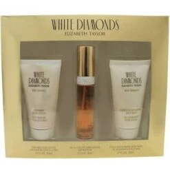 Elizabeth Taylor White Diamonds Confezione Regalo 15 Ml EDT + 50 Ml Lozione Corpo + 50 Ml Gel Doccia Donna
