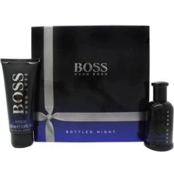 Hugo Boss Bottled Night Confezione Regalo 50 Ml EDT + 100 Ml Gel Docia Uomo