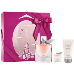 Lancome La Vie Est Belle Gift Set 50 Ml EDP + 50 Ml Body Lotion + 4 Ml EDP Donna