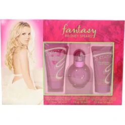 Britney Spears Fantasy Confezione Regalo 30 Ml EDP + 50 Ml Body Souffle + 50 Ml Lozione Per Il Corpo Donna