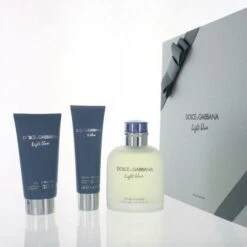 D&G Dolce & Gabbana Light Blue Pour Homme Confezione Regalo Eau De Toilette Spray 125 Ml + Gel Doccia 50 Ml + Balsamo Dopobarba 75 Ml Uomo