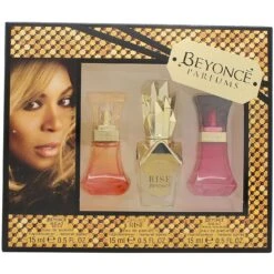 Beyoncé Confezione Regalo 15 Ml Heat Wild Orchid EDP + 15 Ml Heat Rush EDP + 15 Ml Rise EDP Donna