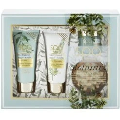 Style & Grace SPA Collection Back To Nature Confezione Regalo 70 Ml Bagnoschiuma + 70 Ml Lozione Corpo + 50 Ml Scrub Corpo + Body Massager Donna