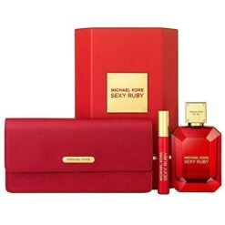 Michael Kors Sexy Ruby Confezione Regalo 100 Ml EDP + 10 Ml Rollerball EDP + Borsetta Donna