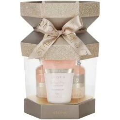 Style & Grace Utopia Soaprise Cracker Confezione Regalo 100 Ml Bagnoschiuma + 100 Ml Polish Corpo + 70 Ml Lozione Corpo