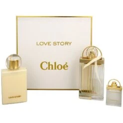 Chloé Love Story Confezione Regalo 75 Ml EDP Spray + 100 Ml Lozione Corpo + 7.5 Ml EDP Mini Donna