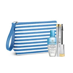 Collistar Kit Mascara Art Design Volume Panoramico Nero + Struccatore Addolcente Bi-fase Occhi/labbra + Pochette Fashion
