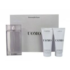 Ermenegildo Zegna Uomo Confezione Regalo 100 Ml Edt + 100 Ml Doccia Gel + 100 Ml Balsamo Dopobarba