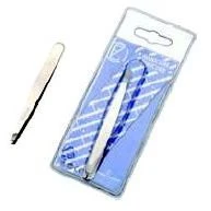 PINZETTA DEPILATORIA INOX PUNTA OBLIQUA