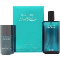 Davidoff Cool Water Confezione Regalo 125 Ml Edt + 75 G Deodorante Stick Uomo