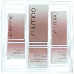 Shiseido Confezione Regalo Renewing Serum 30 Ml + Hydro-Refining Softener 30 Ml + Purifying Mask 15 Ml