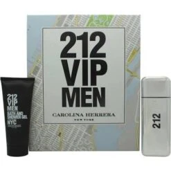 Carolina Herrera 212 VIP Men Confezione Regalo 100 Ml EDT + 100 Ml Bagnoschiuma Uomo
