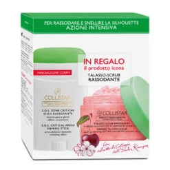 Collistar S.O.S. Zone Critiche Stick Rassodante 75 Ml + Talasso-Scrub Rassodante 150 Gr