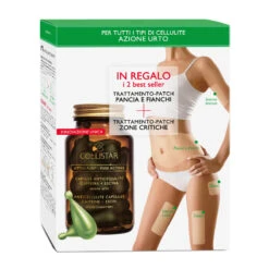 Collistar Attivi Puri Capsule Anticellulite 14 Pz + Patch Pancia E Fianchi + Patch Zone Critiche