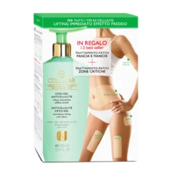 Collistar Crio-Gel Anticellulite 400 Ml + Patch Pancia E Fianchi + Patch Zone Critiche