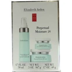 Elizabeth Arden Perpetual Moisture 24 Confezione Regalo 50 Ml Crema Viso + 15 Ml Crema Occhi + 50 Ml Lozione Idratante