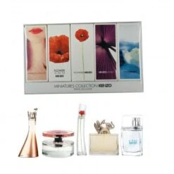 Kenzo Miniatures For Women Confezione Regalo 4 Ml Jeu D'Amour Edp + 4 Ml Flower In The Air Edp + 4 Ml Flower Edp + 5 Ml Jungle Edp + 5 Ml L'Eau Kenzo Edp Donna