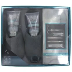 Style & Grace Confezione Regalo Skin Expert Mens Lounging Slipper Uomo