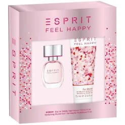 Esprit Feel Happy Women Confezione Regalo 15 Ml Edt + 75 Ml Doccia Gel Donna