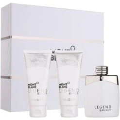 Mont Blanc Legend Spirit Confezione Regalo 100 Ml Edt + 100 Ml Balsamo Dopobarba + 100 Ml All Over Doccia Gel Uomo