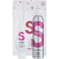 Confezione Regalo Tigi S-Factor Vivacious Lustre Volume Hairspray + Smoothing Lusterizer