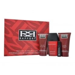 Dana Rapport Confezione Regalo 100 Ml Edt + 20 Ml Rapport Black Edt + 150 Ml Balsamo Dopobarba + 150 Ml Doccia Gel Uomo