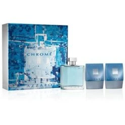 Azzaro Chrome Confezione Regalo 100 Ml Edt + 75 Ml Balsamo Dopobarba + 75 Ml Gel Doccia Uomo