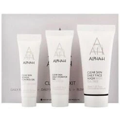Alpha-H Clear Skin Confezione Regalo 30 Ml Sapone Viso Giorno + 15 Ml Idratante Viso Giorno + 7.5 Ml Gel Controllo Imperfezioni
