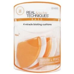 Real Techniques Miracle Blotting Cushions 4 Pz