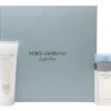 D&G DOLCE E GABBANA LIGHT BLUE POUR FEMME CONFEZIONE REGALO Profumo 25ml + Crema Corpo 50ml