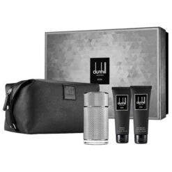 Dunhill Icon Confezione Regalo 100 Ml Edp + 90 Ml Balsamo Dopobarba + 90 Ml Gel Doccia + Borsa Uomo