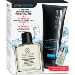 Collistar Confezione Regalo Uomo Dopobarba + Shampoo + Fiala