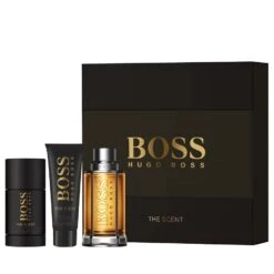 Hugo Boss Boss The Scent Confezione Boss The Scent Eau De Toilette 100ml, Boss The Scent Deodorant Stick 75ml, Boss The Scent Shower Gel 50ml.