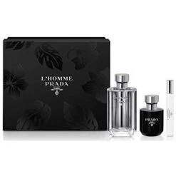 Prada L'Homme Confezione Regalo 100 Ml Edt + 10 Ml Edt + 100 Ml Gel Doccia Uomo