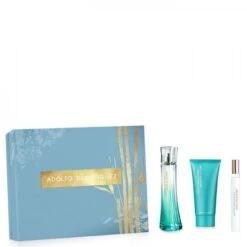 Adolfo Dominguez Agua De Bambu Confezione Regalo 100 Ml EDT Spray + 20 Ml EDT + 75 Ml Lozione Corpo Donna