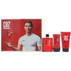 Cristiano Ronaldo CR7 Confezione Regalo 100 Ml Edt + 150 Ml Gel Doccia + 100 Ml Balsamo Dopobarba Uomo