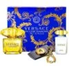 Versace Yellow Diamond Intense Confezione Regalo 90 Ml Edp + 100 Ml Lozione Corpo + Targhetta Per Valigia Donna