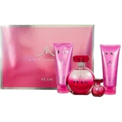 Kim Kardashian Glam Confezione Regalo 100 Ml Edp + 7.5 Ml Edp + 100 Ml Lozione Corpo + 100 Ml Bagnodoccia Donna