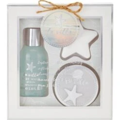Style & Grace La Villa Mini Box Confezione Regalo 100 Ml Bagnodoccia + 100 Ml Scrub Corpo + 50 G Bomba Da Bagno