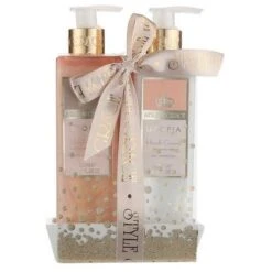 Style & Grace Utopia Luxury Hand Care Confezione Regalo 240 Ml Sapone Mani + 240 Ml Crema Mani + Piattino In Ceramica