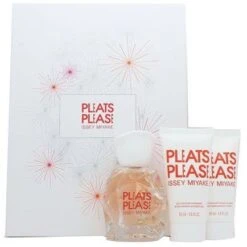 Issey Miyake Pleats Please Confezione Regalo 50 Ml Edt Spray + 50 Ml Lozione Corpo + 50 Ml Gel Doccia Donna