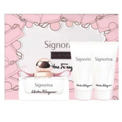 Salvatore Ferragamo Signorina Confezione Eau De Parfume 50 Ml + Lozione Corpo 50 Ml + Bagno Schiuma 50 Ml