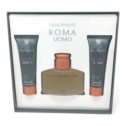 Laura Biagiotti Roma Uomo 30 Years Confezione Eau De Toilette 75 Ml + 2 Doccia Schiuma 50 Ml