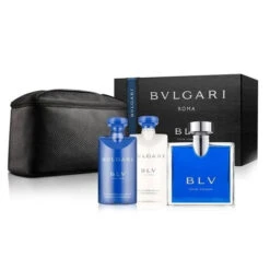 Bulgari Blv Homme Confezione Uomo Eau De Toilette 100 Ml + Docciaschiuma 75 Ml + After Shave Balm + Pochette