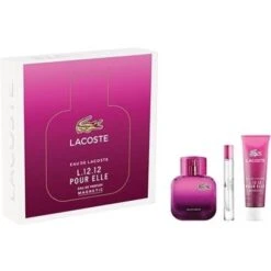 Lacoste Eau De Lacoste L.12.12 Pour Elle Magnetic Confezione Regalo 45 Ml Edt + 50 Ml Gel Doccia + Roller Ball 7 Ml Donna